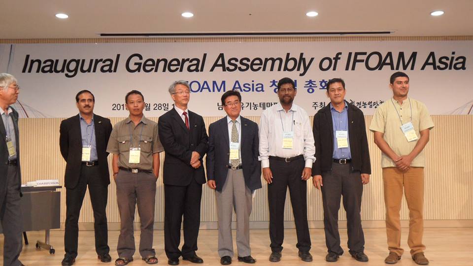 Dr. Shaikh Tanveer Hossain at IFOAM Asia